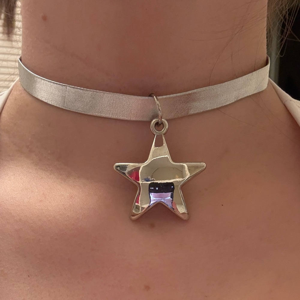 Chic Silver Star Necklace